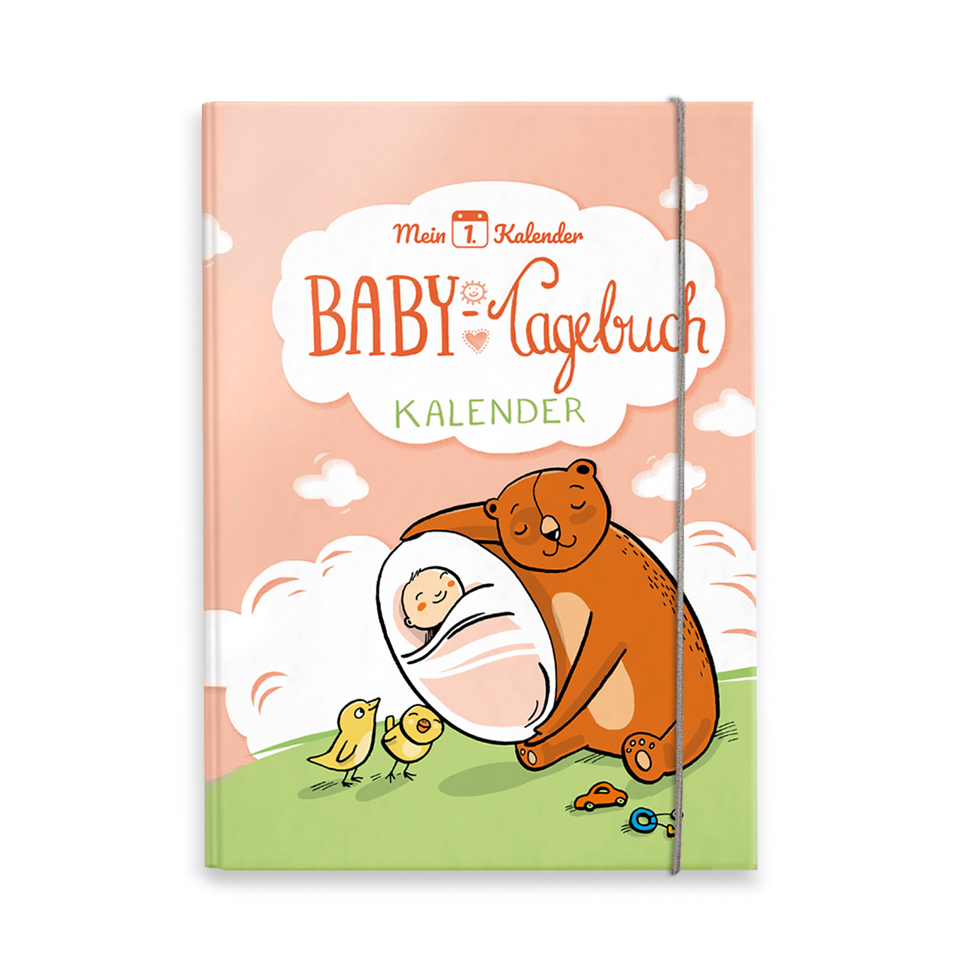 Babytagebuch 1. Lebensjahr rosa