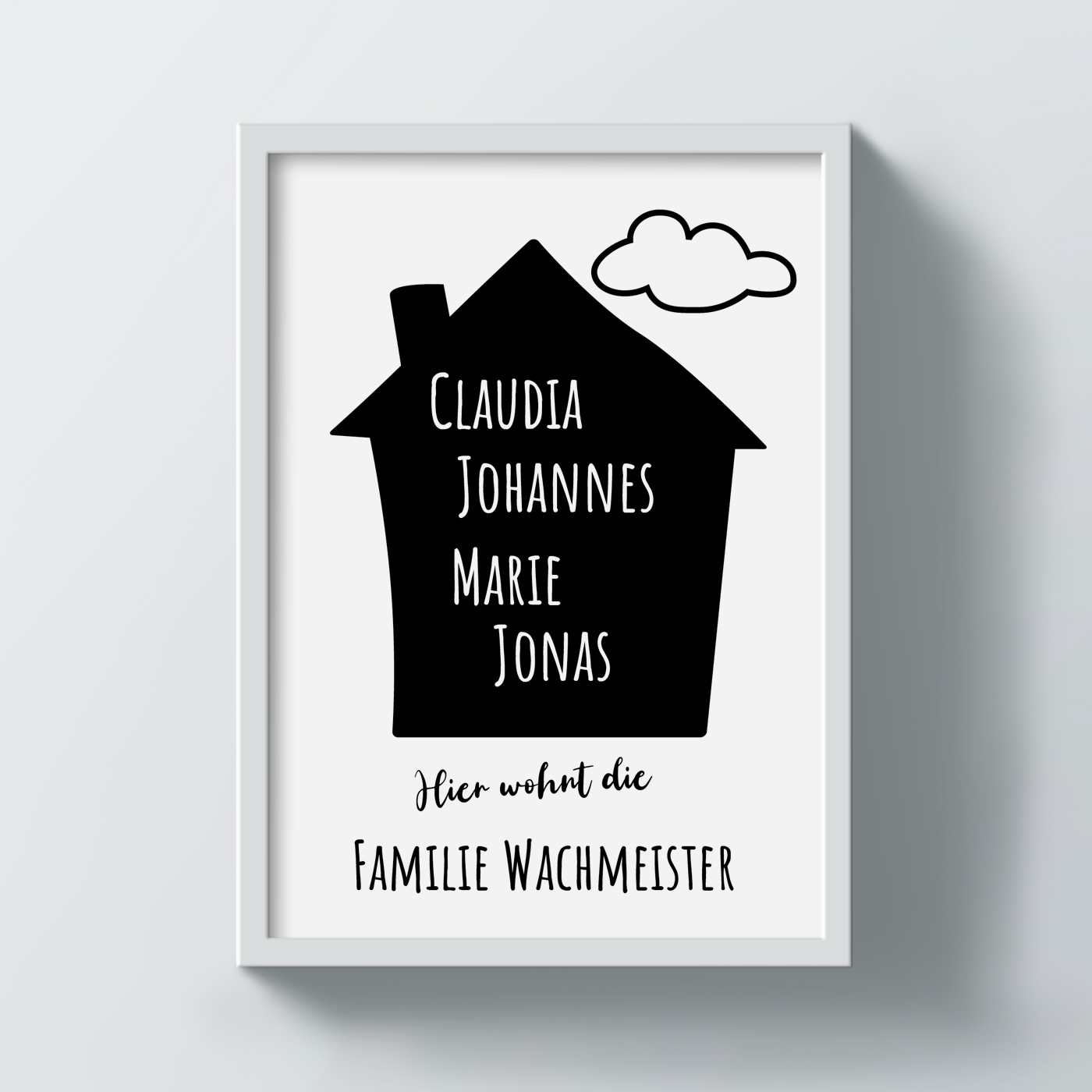 Poster A3 "Family Home 2"