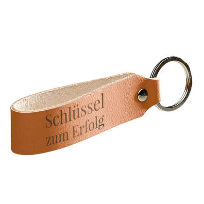 Lederanhänger dunkel