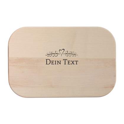 Holzbrettchen personalisierbar mit Namen