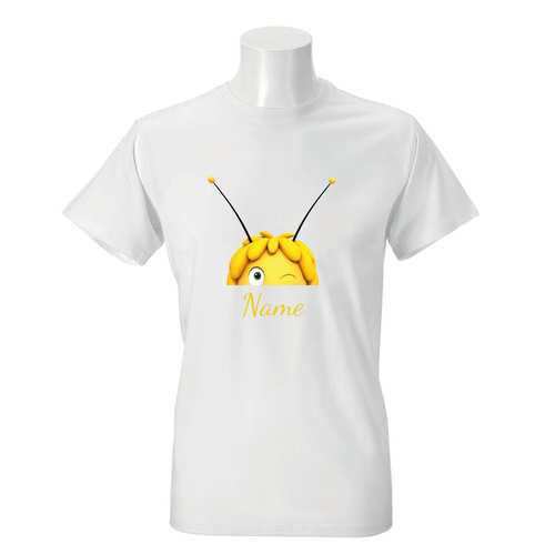 Herren T-Shirt "Biene Maja - Maja Gesicht halb"