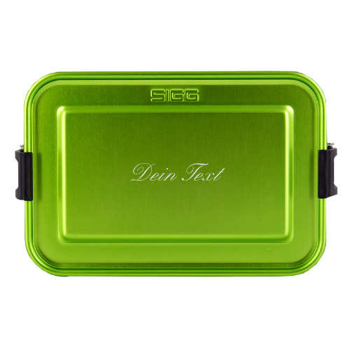 SIGG Lunchbox aus Metall grün