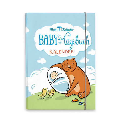 Babytagebuch 1. Lebensjahr blau