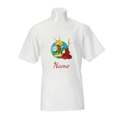 Kinder T-Shirt "Biene Maja - Maja mit Rosen"